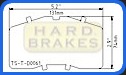 DP1842 Titanium Brake Backing Plate Audi S8, Alcon Racing Caliper, Porsche 993, Porsche 996