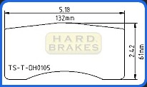DH105 Titanium Brake Heat Shields for Alcon, Brembo, Coleman, Wilwood Racing Calipers
