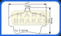 D776 Titanium Heat Shields for Brakes on Porsche Cayman S, Boxster S, 911, 996, 997