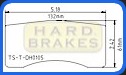 DH105 Titanium Brake Heat Shields for Alcon, Brembo, Coleman, Wilwood Racing Calipers