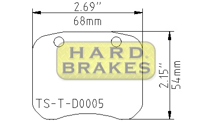 D5 Titanium Brake Heat Shield Shim for AP Racing Caliper and Brakeman - Click Image to Close