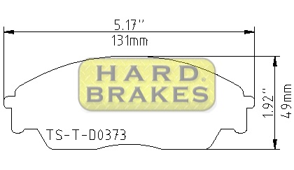 D373 Titanium Shim Plate for Honda Civic, CRX Si - Click Image to Close