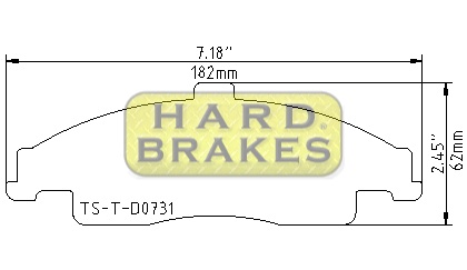 D731 Titanium Brake Heat Shield for C5 Corvette and C5 C6 Corvette Z06 - Click Image to Close