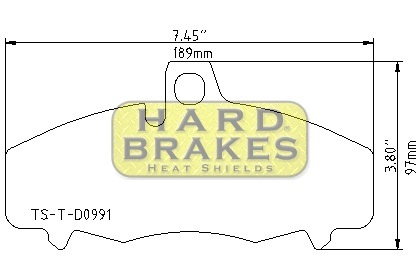 D991 Titanium Brake Heat Shield for Porsche 996 C4, GT2, GT3, 997 GT3, Turbo - Click Image to Close