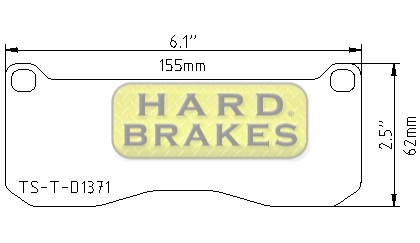 D1371 Titanium Shim Brake Backing Plates for BMW 135i - Click Image to Close