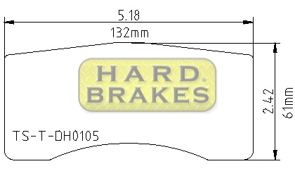 DH105 Titanium Brake Heat Shields for Alcon, Brembo, Coleman, Wilwood Racing Calipers - Click Image to Close