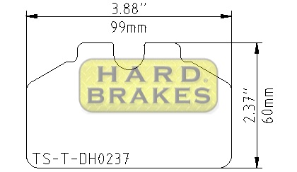DH237 Titanium Brake Backing Plate for Wilwood, AP Racing, Outlaw... - Click Image to Close