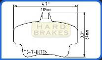 D776 Titanium Heat Shields for Brakes on Porsche Cayman S, Boxster S, 911, 996, 997